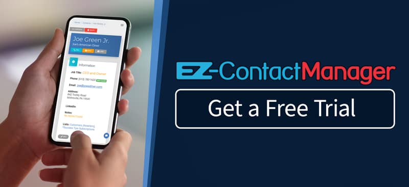 Get a free trial of EZ-ContactManager.